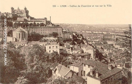 Carte postale de Lyon