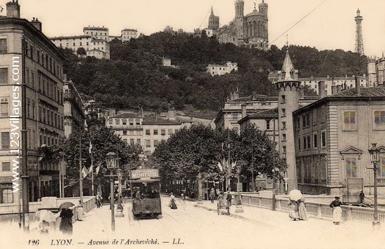 Carte postale de Lyon