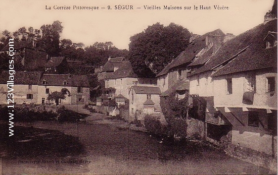 Carte postale de Ségur-le-Château