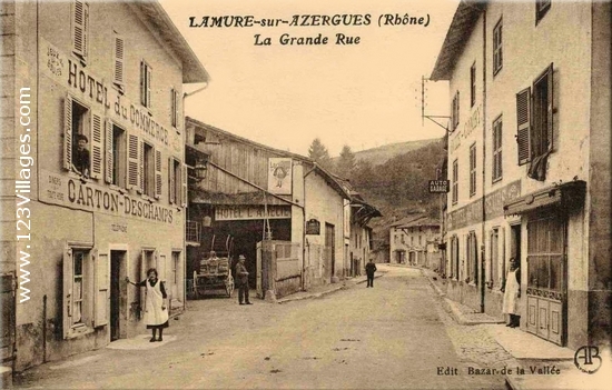 Carte postale de Lamure-sur-Azergues