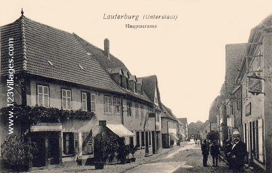 Carte postale de Lauterbourg