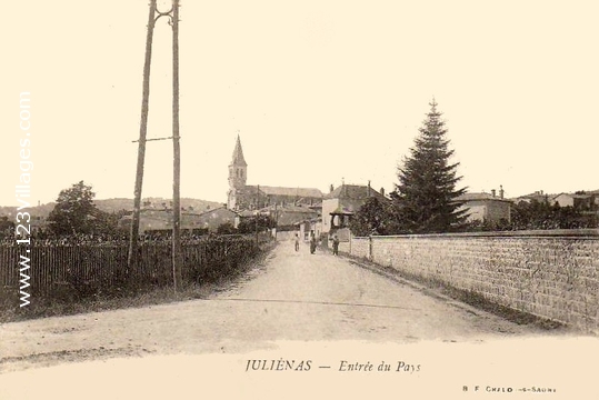 Carte postale de Juliénas