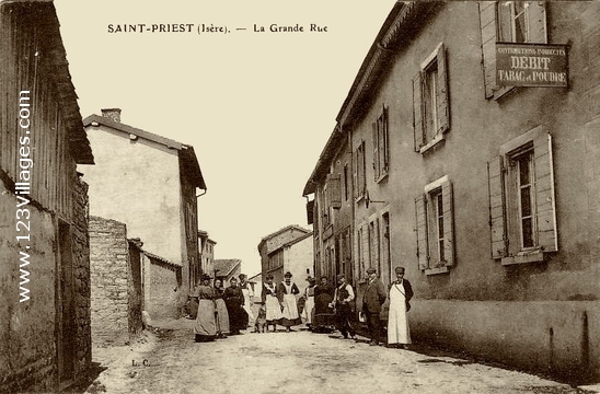 Carte postale de Saint-Priest