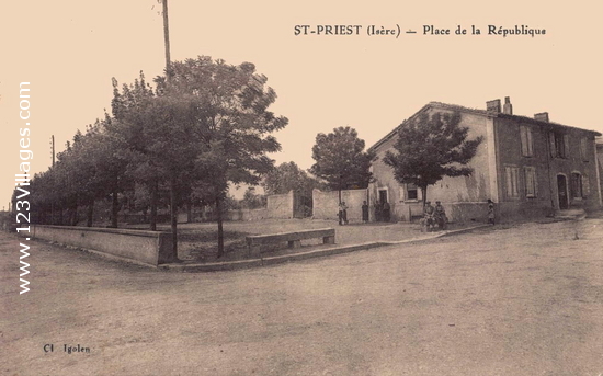 Carte postale de Saint-Priest