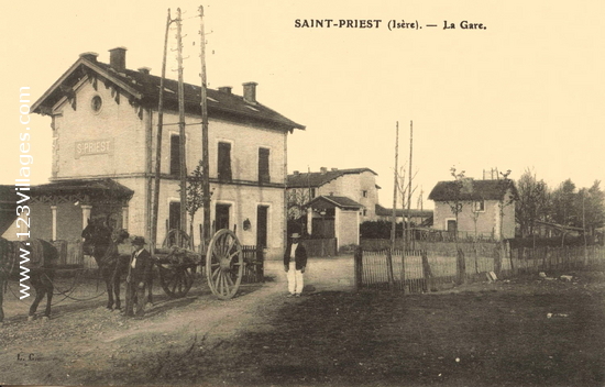 Carte postale de Saint-Priest