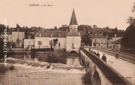 Carte postale de Cubjac