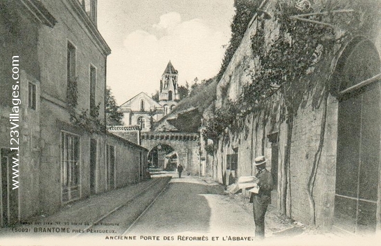 Carte postale de Brantôme