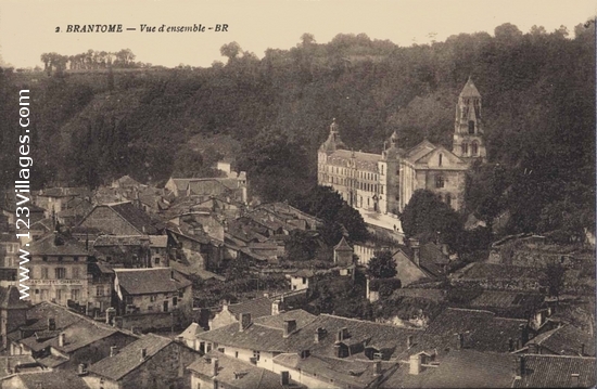 Carte postale de Brantôme