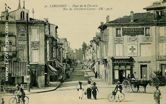 Carte postale de Libourne