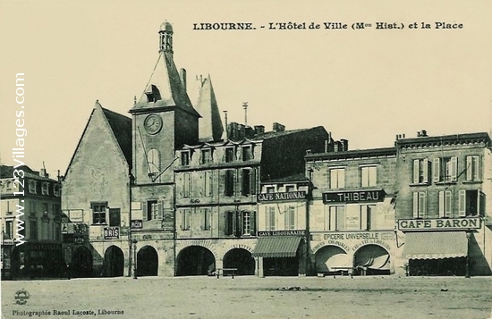 Carte postale de Libourne