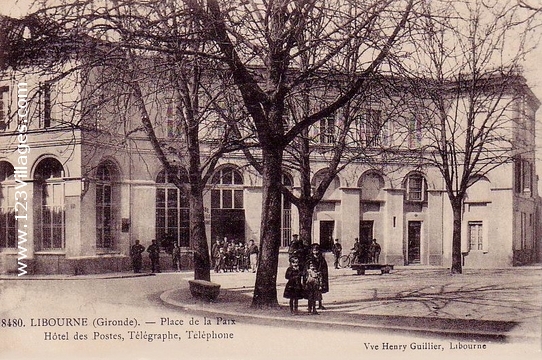 Carte postale de Libourne