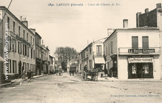 Carte postale de Langon