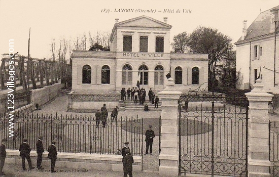 Carte postale de Langon