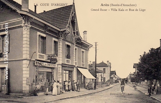 Carte postale de Arès