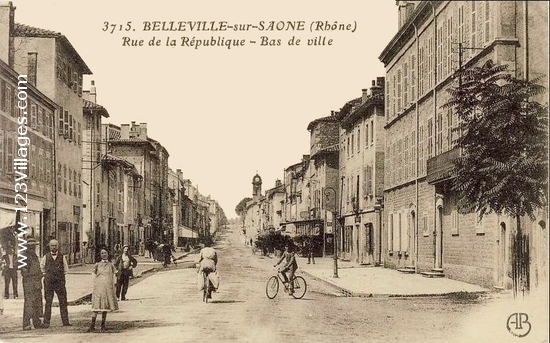 Carte postale de Belleville