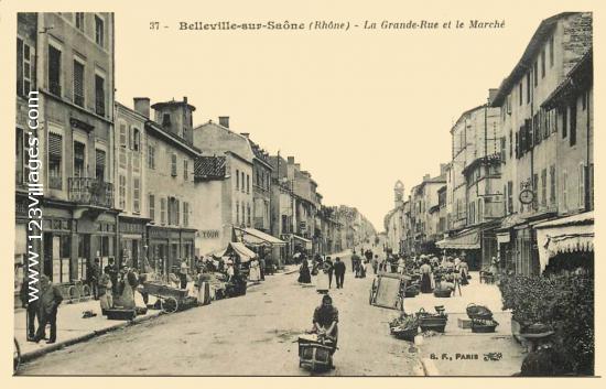 Carte postale de Belleville