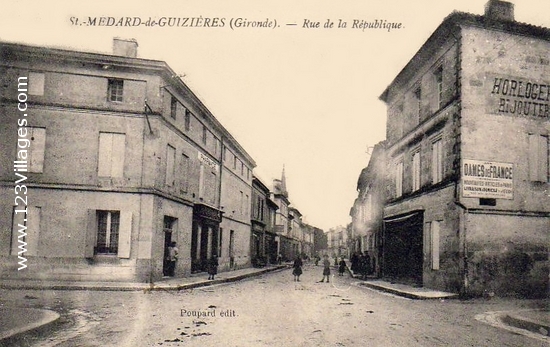 Carte postale de Saint-Médard-de-Guizières