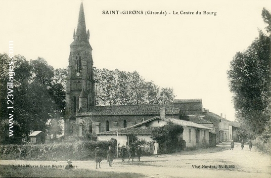 Carte postale de Saint-Girons-d Aiguevives