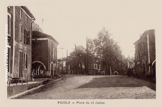 Carte postale de Pujols