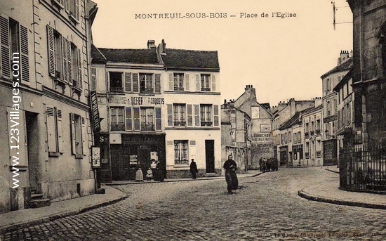 Carte postale de Montreuil