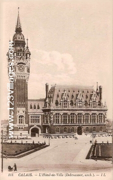 Carte postale de Calais