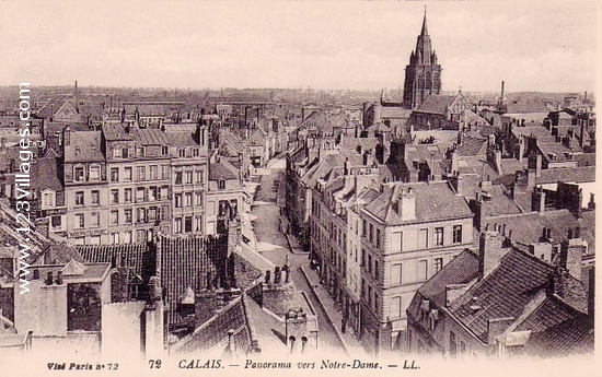 Carte postale de Calais