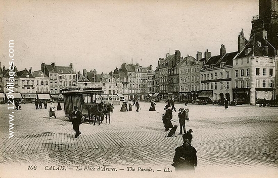 Carte postale de Calais