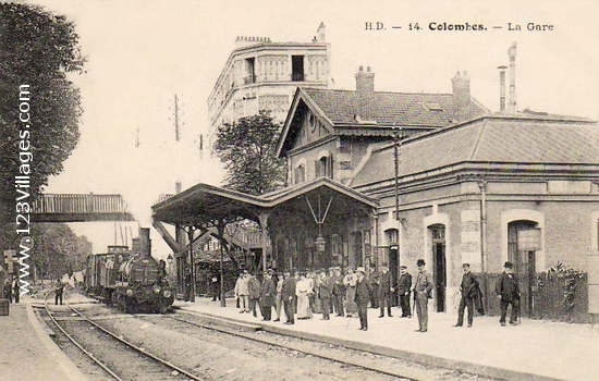 Carte postale de Colombes