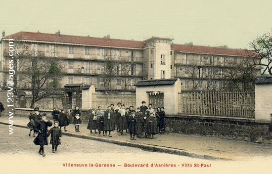 Carte postale de Villeneuve-la-Garenne