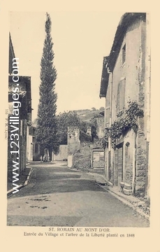 Carte postale de Saint-Romain-au-Mont-d Or