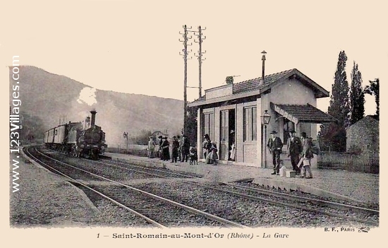 Carte postale de Saint-Romain-au-Mont-d Or