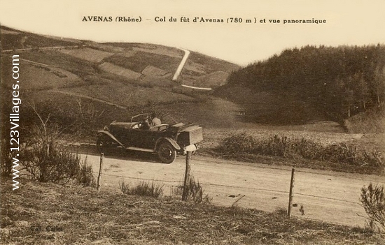 Carte postale de Avenas