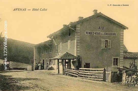 Carte postale de Avenas