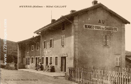 Carte postale de Avenas