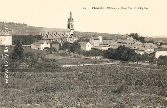 Carte postale de Fleurie