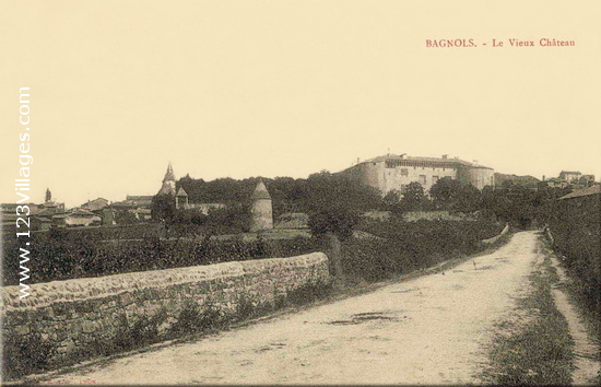 Carte postale de Bagnols