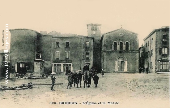 Carte postale de Brindas