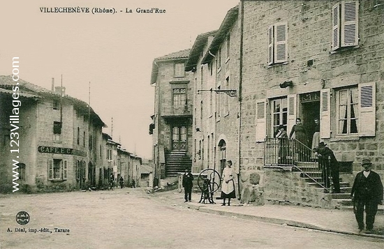 Carte postale de Villechenève