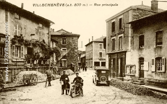 Carte postale de Villechenève