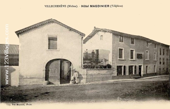 Carte postale de Villechenève