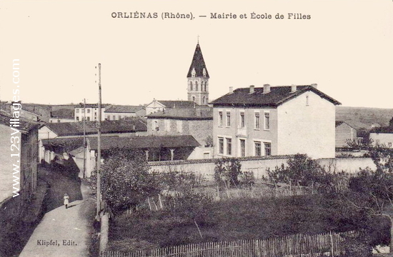 Carte postale de Orliénas