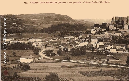 Carte postale de Châtillon