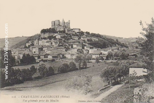 Carte postale de Châtillon