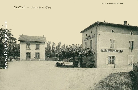 Carte postale de Cercié