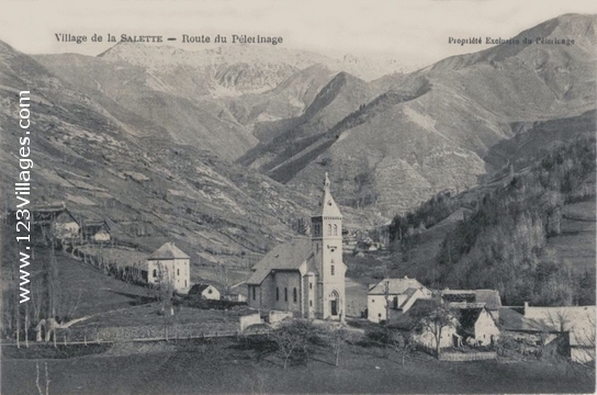 Carte postale de La Salette-Fallavaux