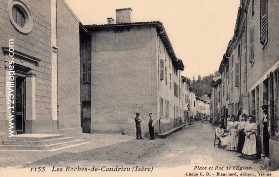 Carte postale de Les Roches-de-Condrieu