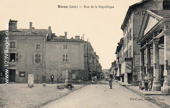 Carte postale de Rives