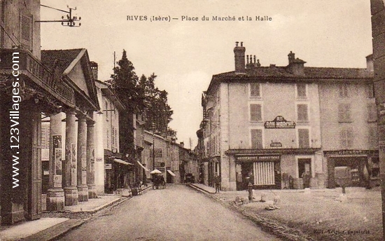 Carte postale de Rives