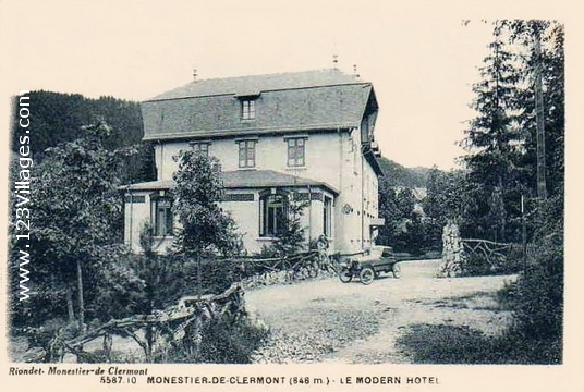 Carte postale de Monestier-de-Clermont