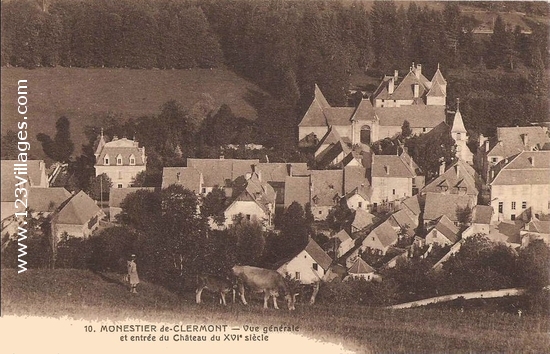 Carte postale de Monestier-de-Clermont